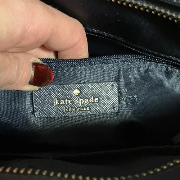 Kate Spade Navy Floral Tote Bag brand new no tags - Picture 7 of 13